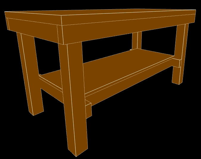 Woodworking bench